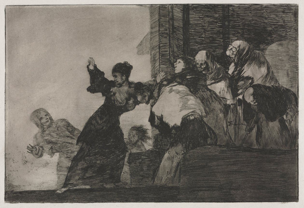 The Proverbs: Poor Folly by Francisco de Goya