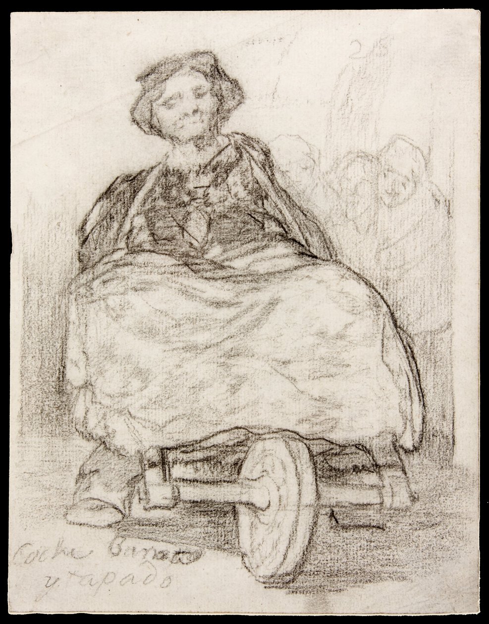 Cheap Covered Coach by Francisco de Goya
