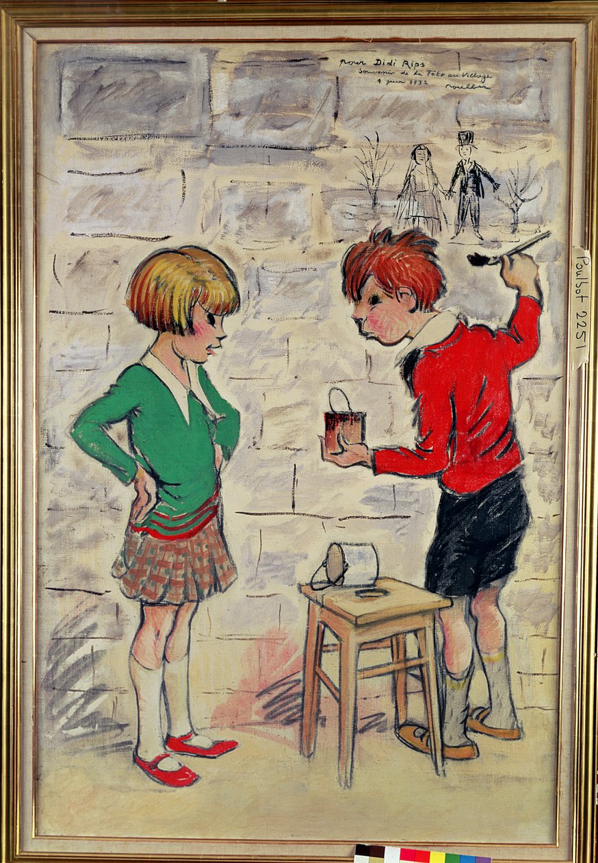 The Poulbots with Graffiti by Francisque Poulbot