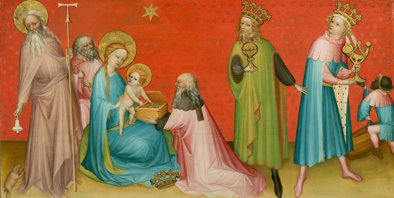 Adoration of the Magi with Saint Anthony Abbot by Franco Flemish Master