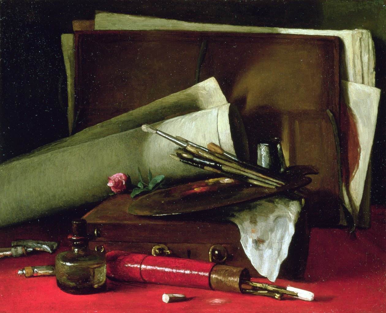 Attributes of Painting by François Bonvin