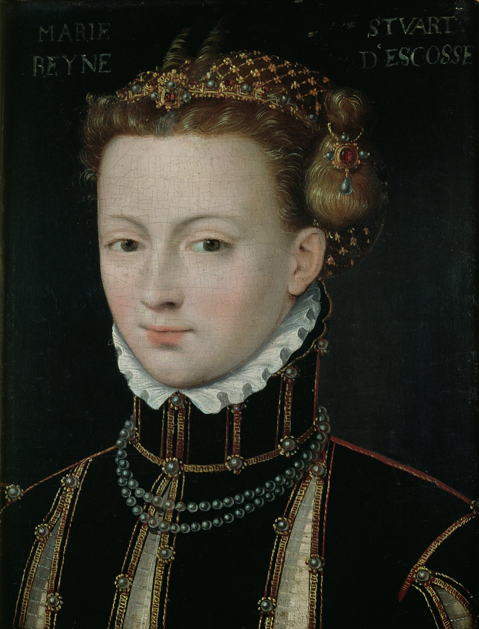 Mary Stuart (1542-87) by François Clouet