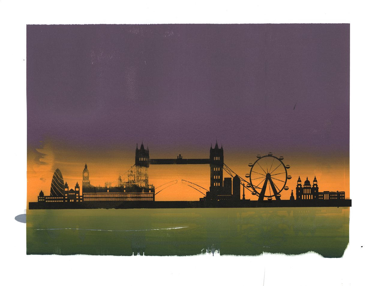Sunset on London by Francois Domain