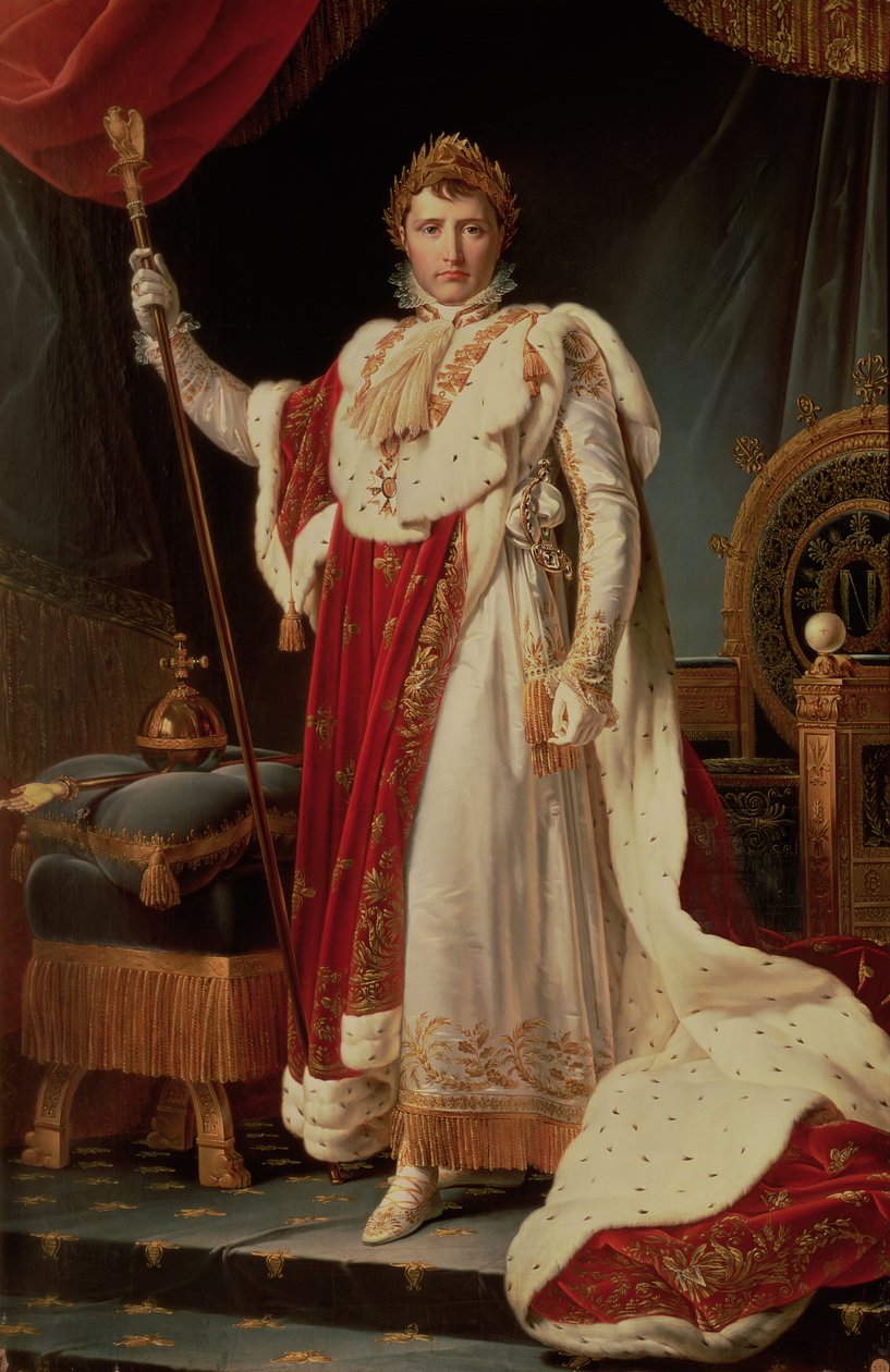 Napoleon in Coronation Robes, c.1804 by Baron François Pascal Simon Gérard