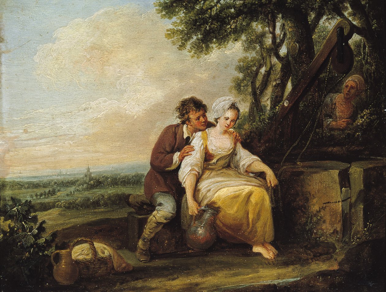 Scene Galante by Francois Louis Joseph Watteau