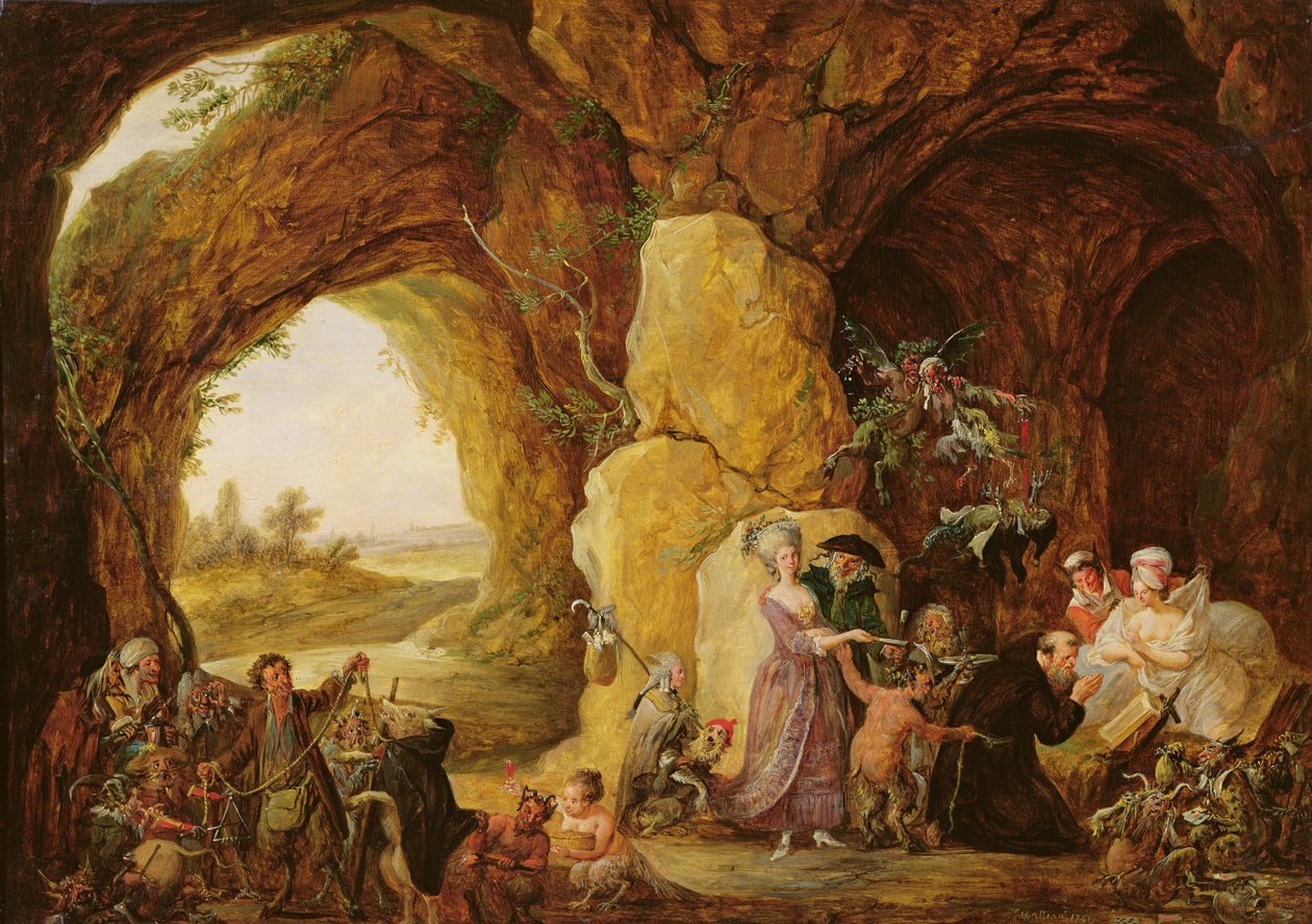 The Temptation of St. Anthony, 1781 by Francois Louis Joseph Watteau
