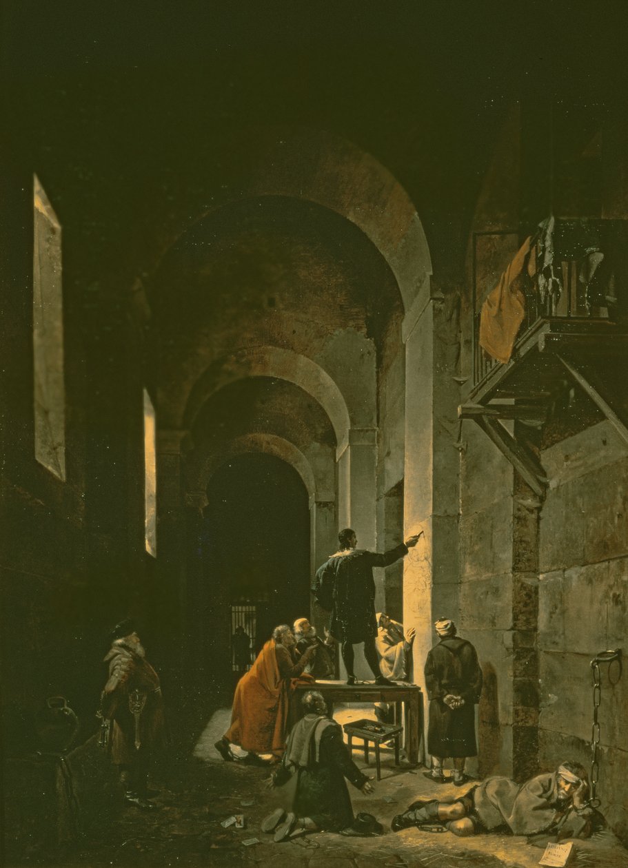 Jacques de Stella in Prison, 1810 by Francois Marius Granet