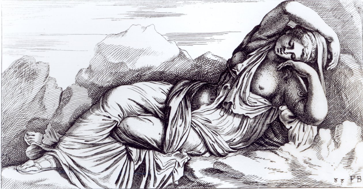 Cleopatra taken to Rome in Triumph by Augustus, c.1653 by Francois Perrier