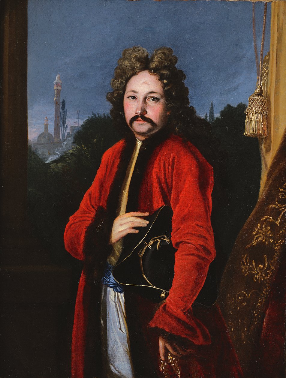 Portrait of Sir John Chardin (1643-1713), 1699 by Francois Riviere