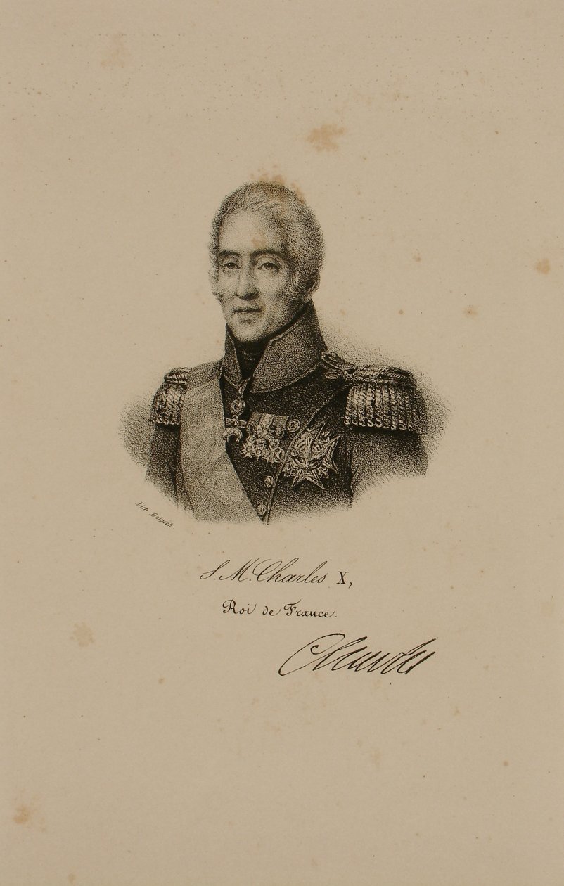 Portrait of Charles X (1757-1836) by Francois Seraphin Delpech