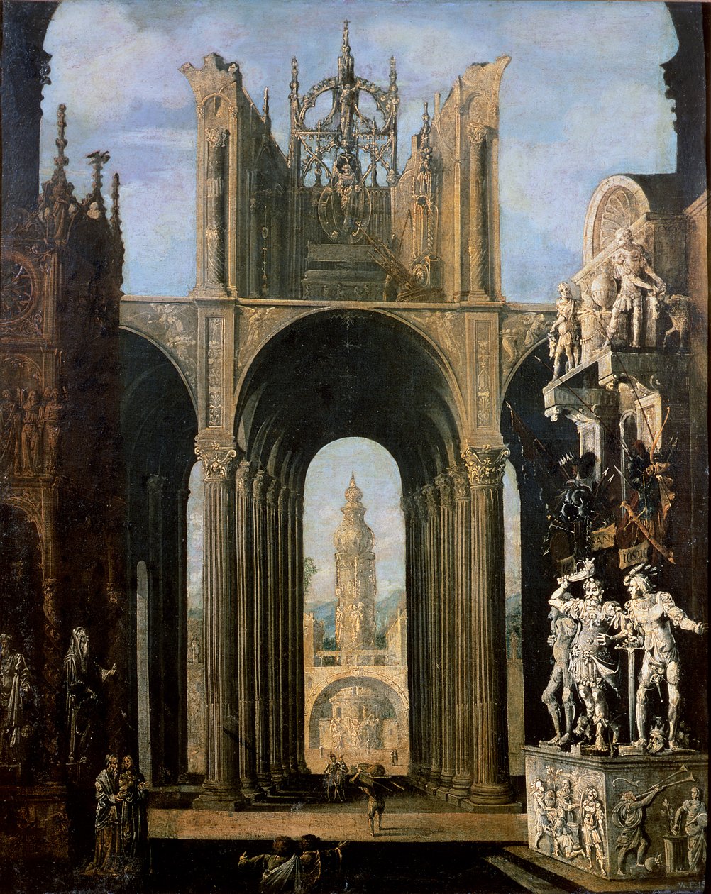 Architectural Fantasy by Francois de Nome