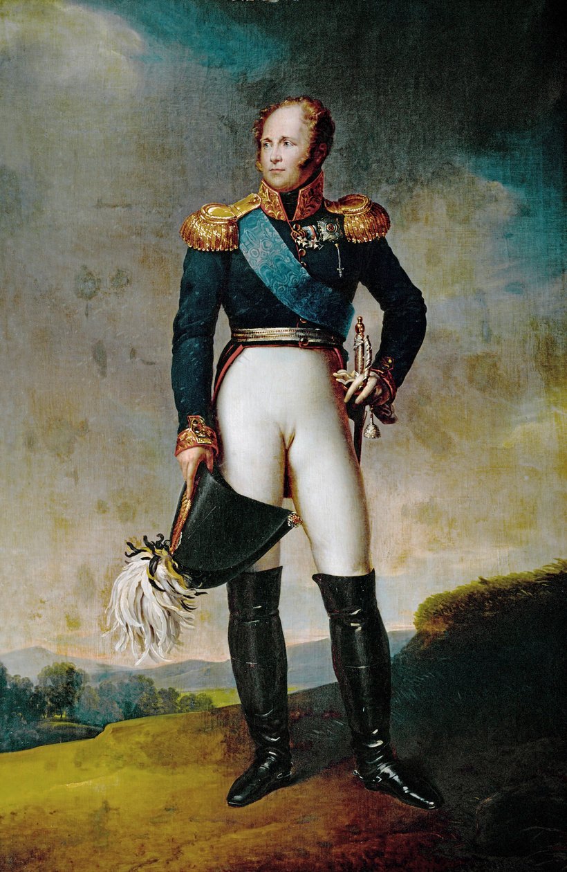 Tsar Alexander I by Francois (school of) Gerard