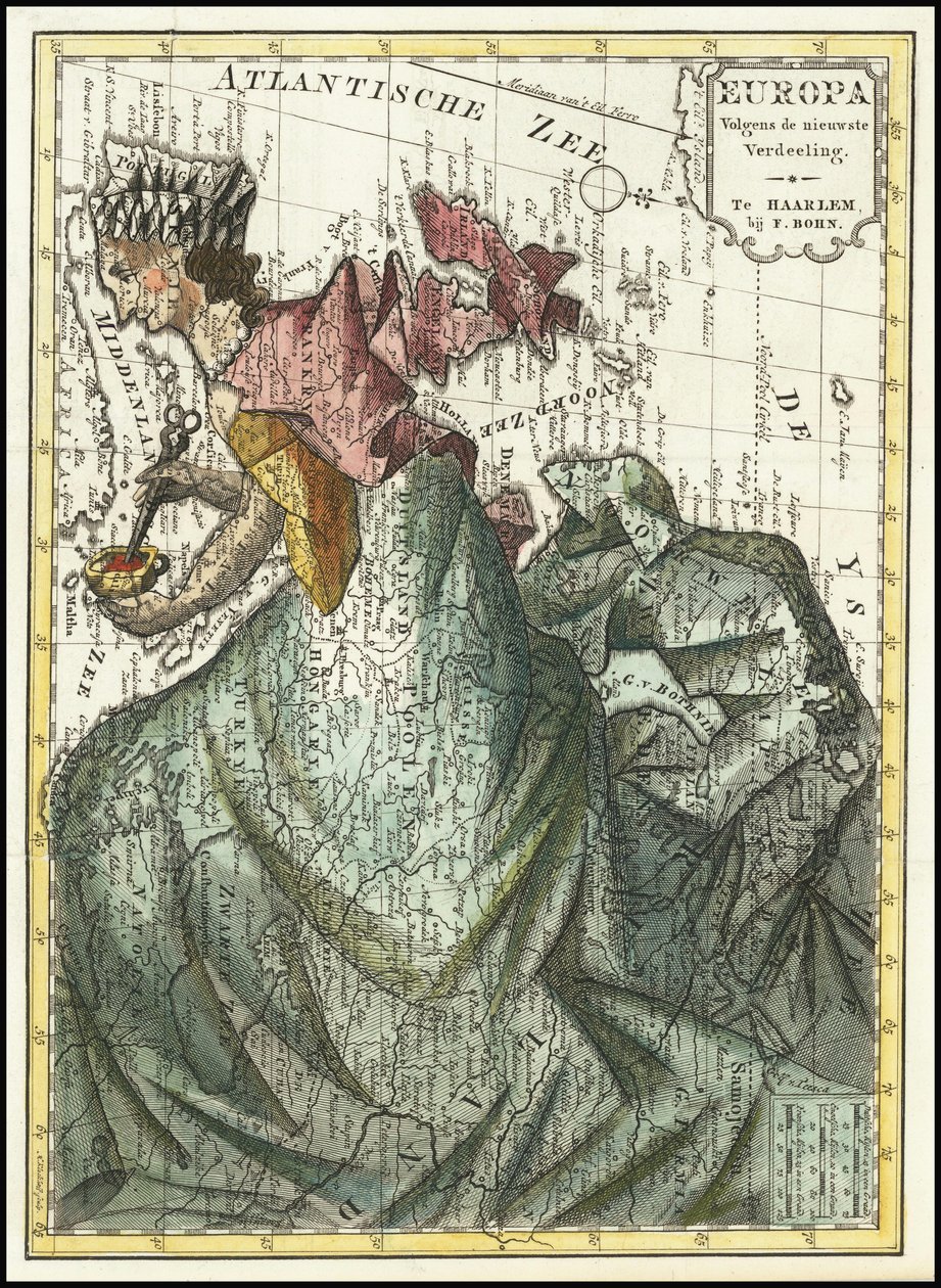 Europe According to the Latest Division by François Bohn