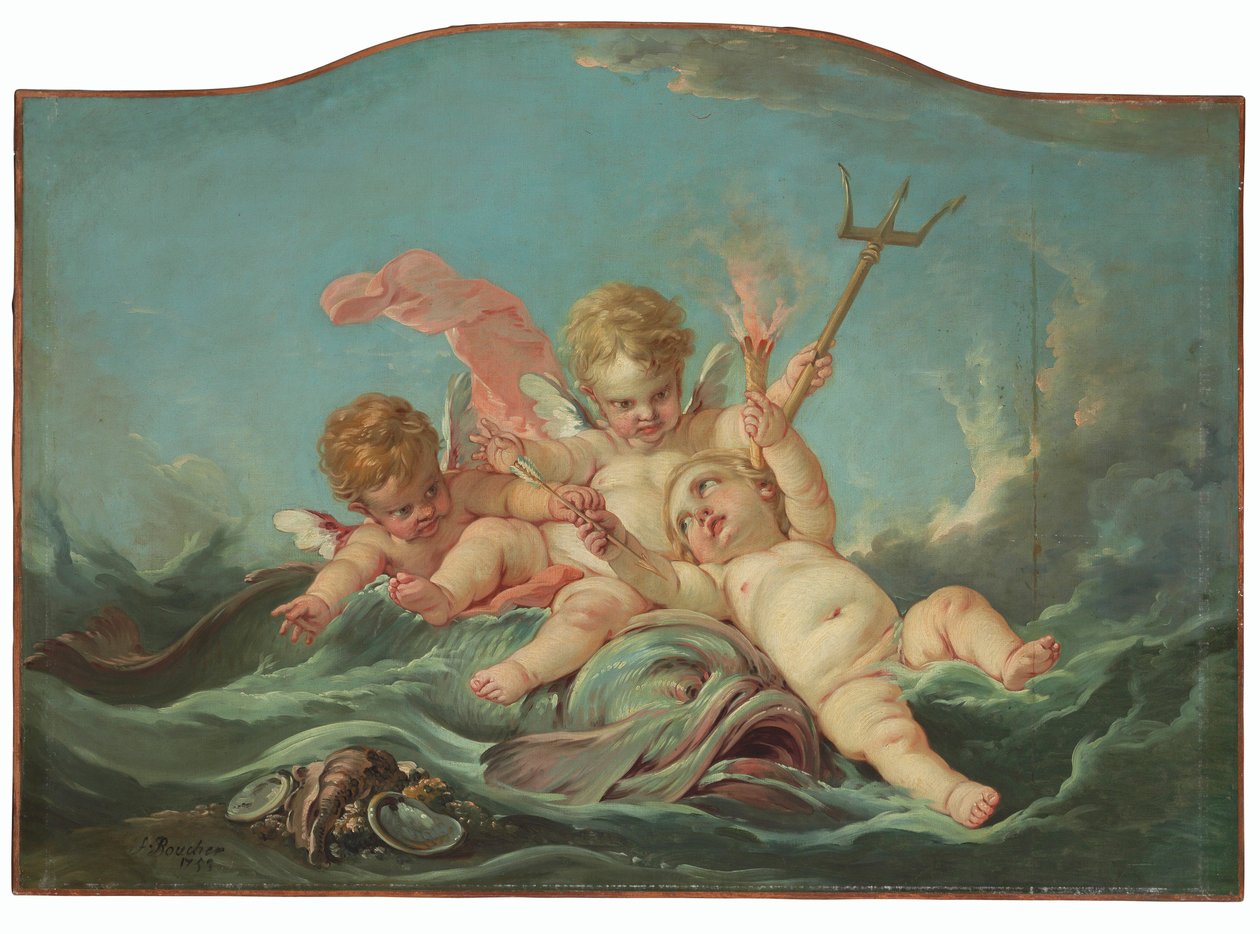 An Allegory of Water by François Boucher