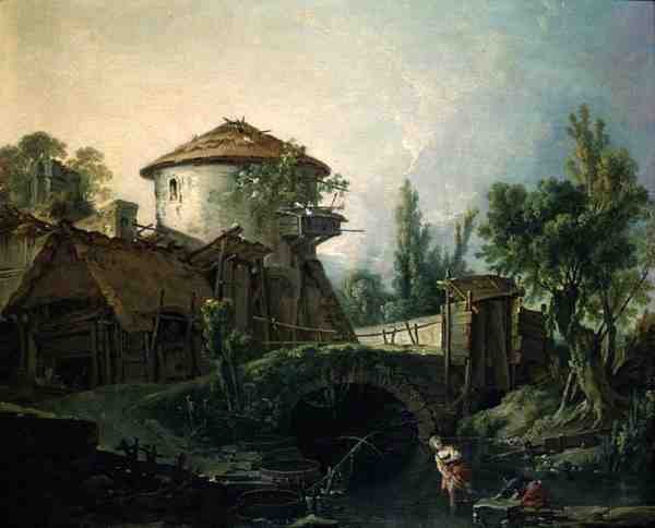 The Windmill by François Boucher