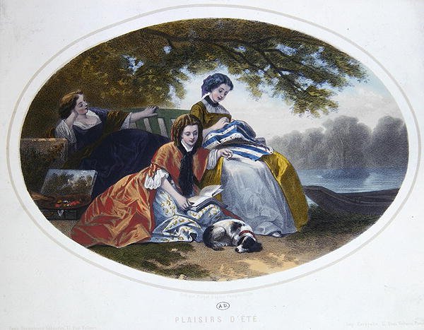 The Pleasures of Summer by Francois Claudius after Compte Calix