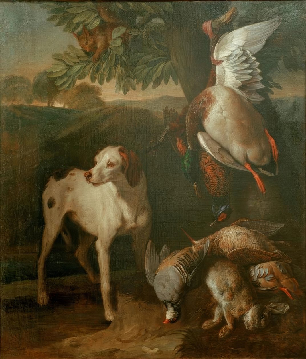 Dog and Game by Francois Desportes