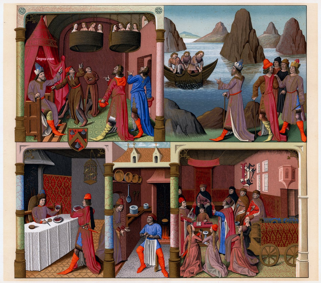 Sergius Orata and other Romans by Francois Fouquet