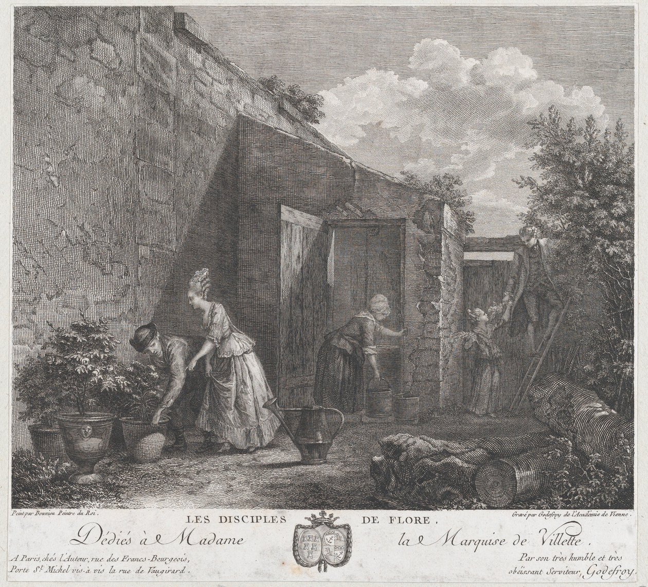 The Disciples of Flora by Francois Godefroy