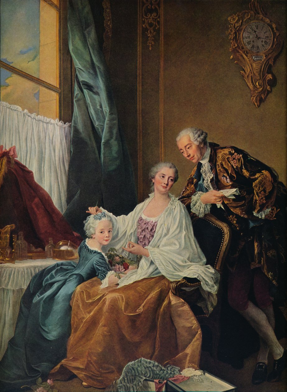 Family Portrait by Francois Hubert Drouais