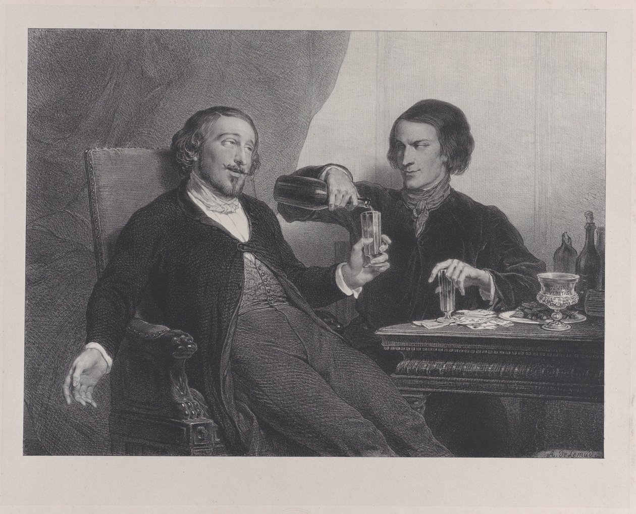 The Wine by Francois Joseph Aime de Lemud