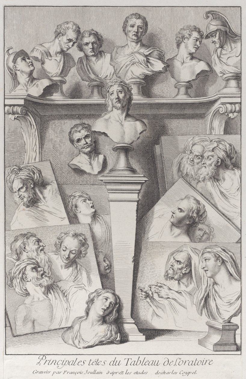 Heads after the Ecce Homo by Francois Joullain