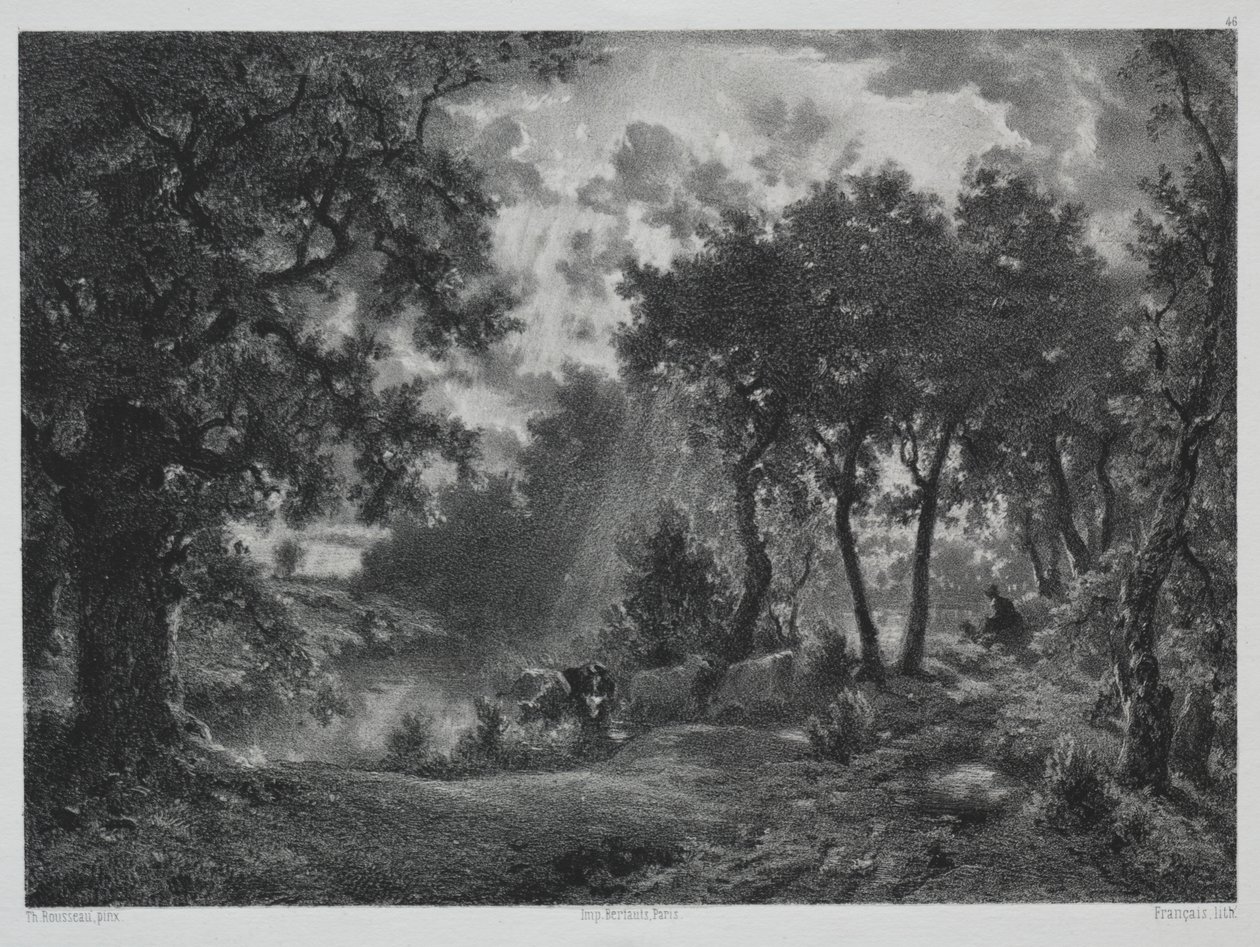 After the Shower by Francois Louis Francais