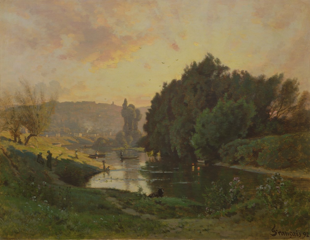Scene of Bas-Meudon by Francois Louis Francais