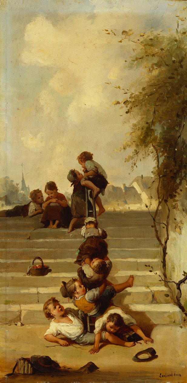 The Slide by Francois Louis Lenfant