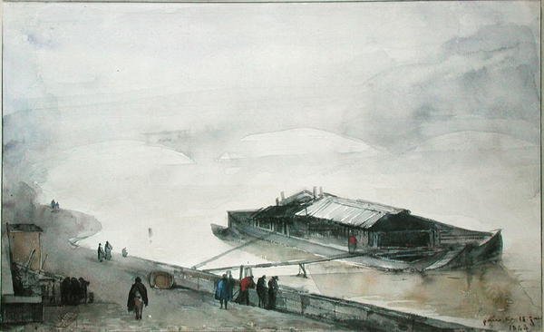 The Seine by Francois Marius Granet