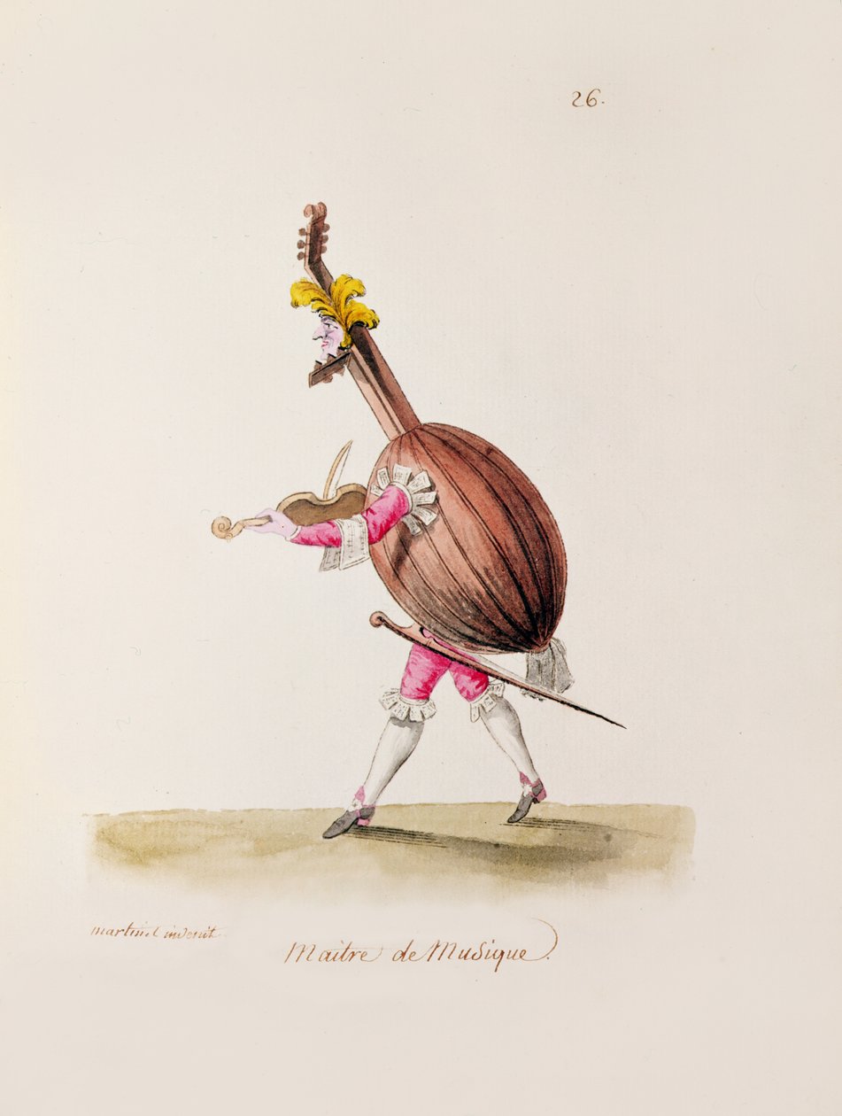 The Music Master by Francois Nicolas Martinet