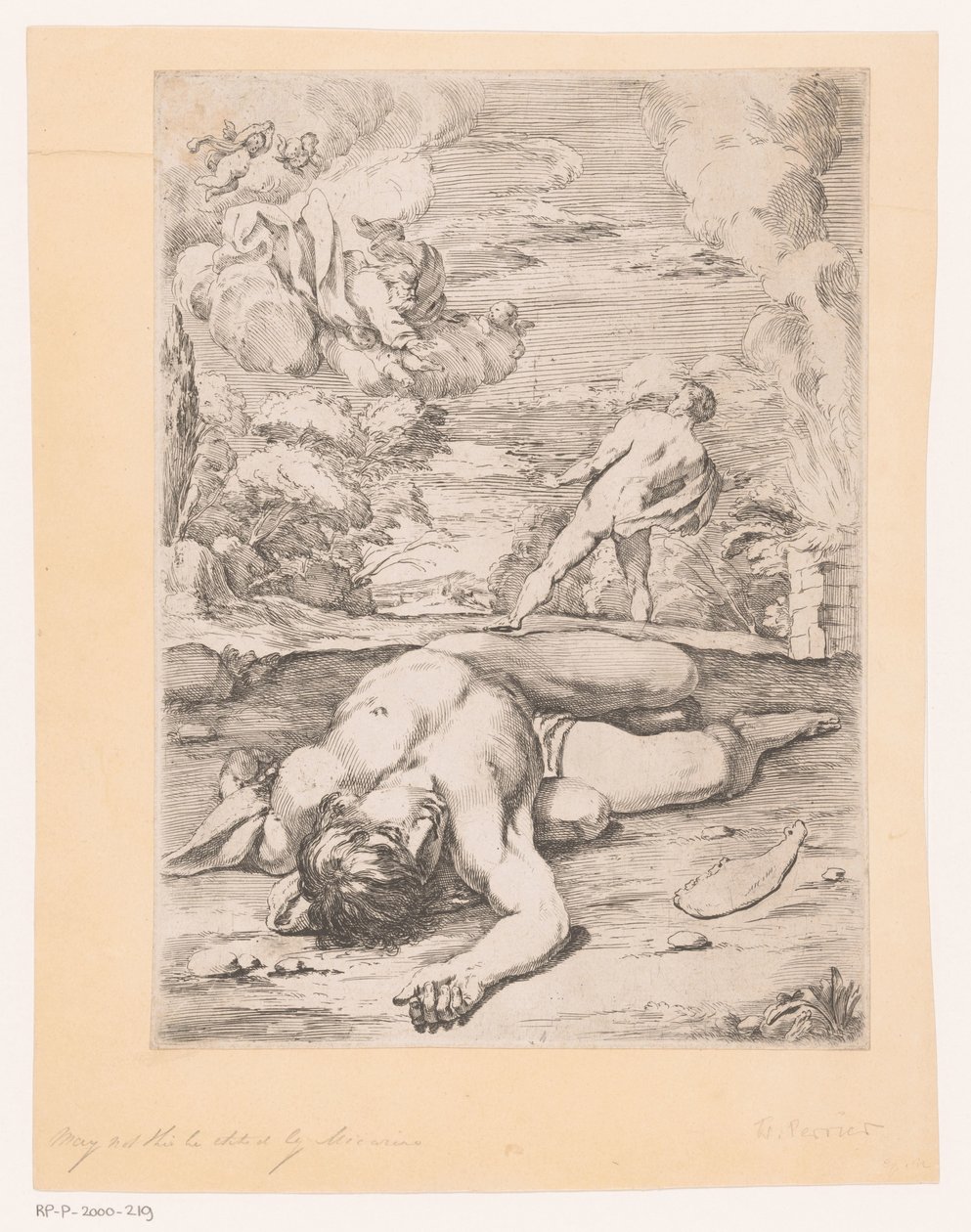 Cain Kills Abel by Francois Perrier