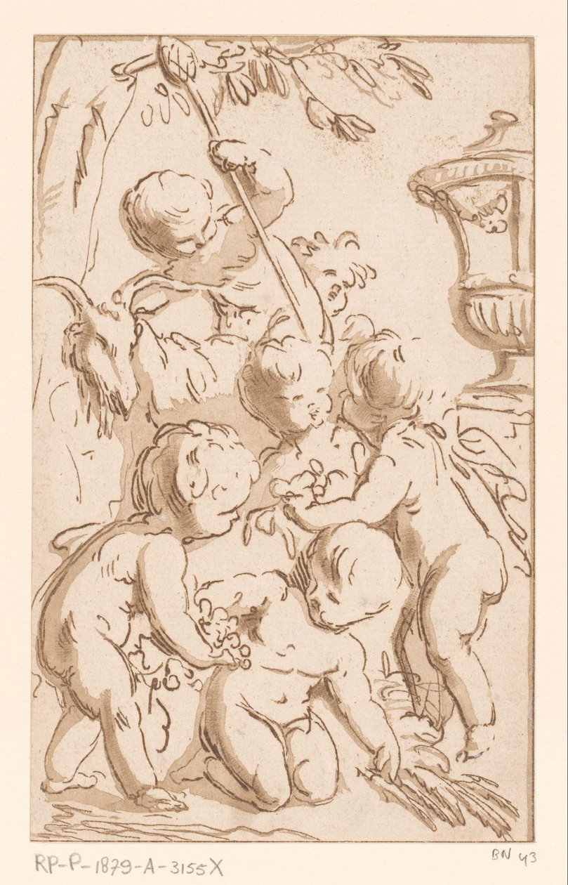 Bacchanal of Amors by Francois Philippe Charpentier