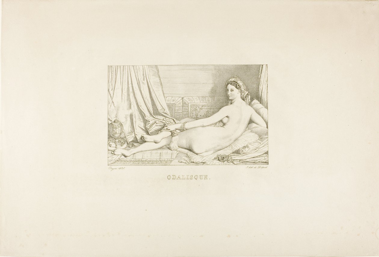 Odalisque by Francois Seraphin Delpech