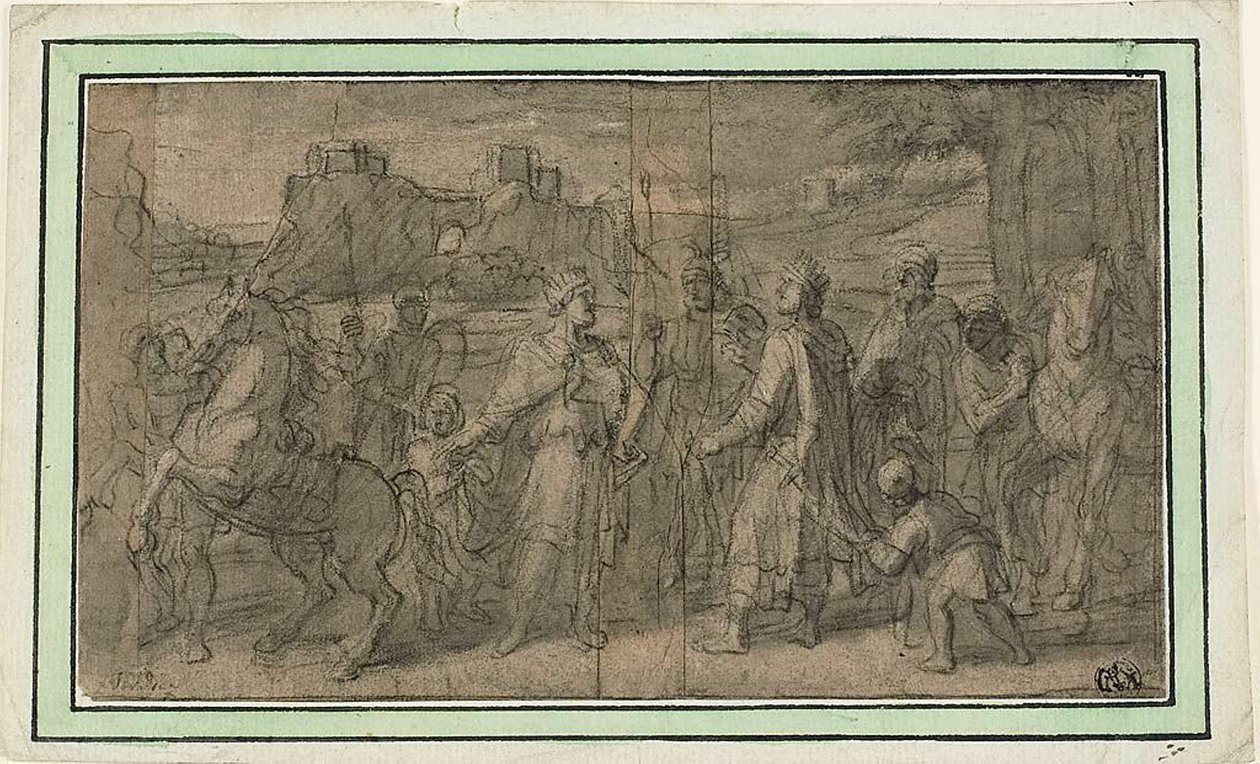 Meeting of Two Kings by Francois Verdier