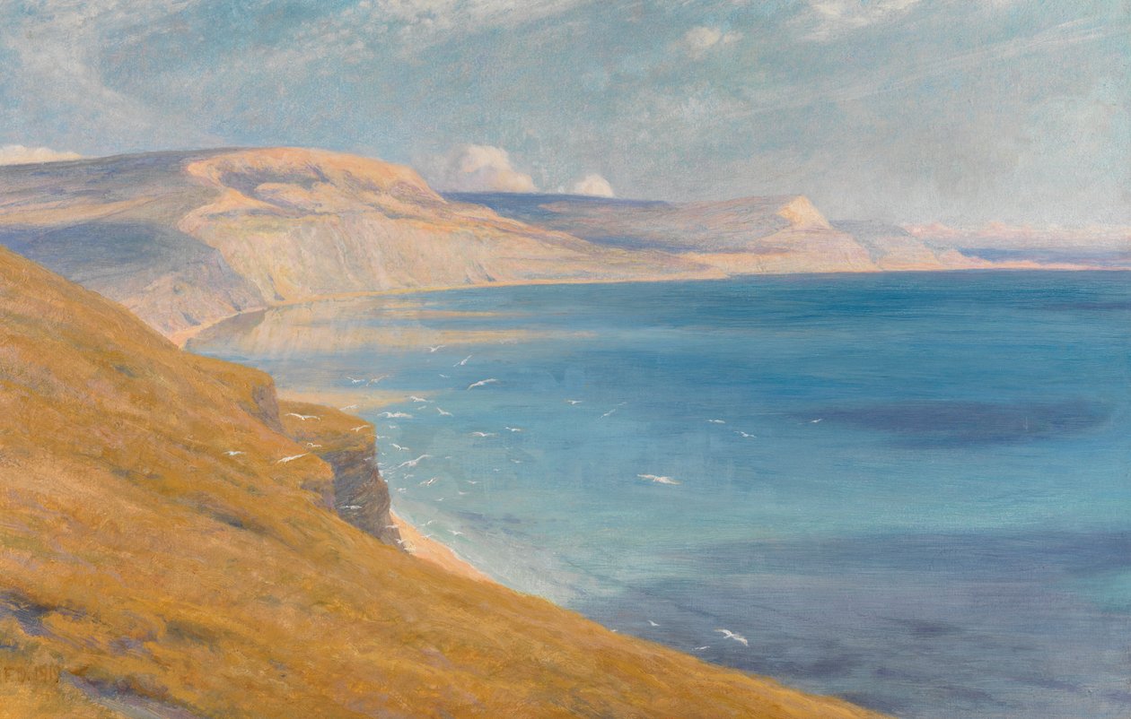 Sea and Sunshine, Lyme Regis by Frank Dicksee