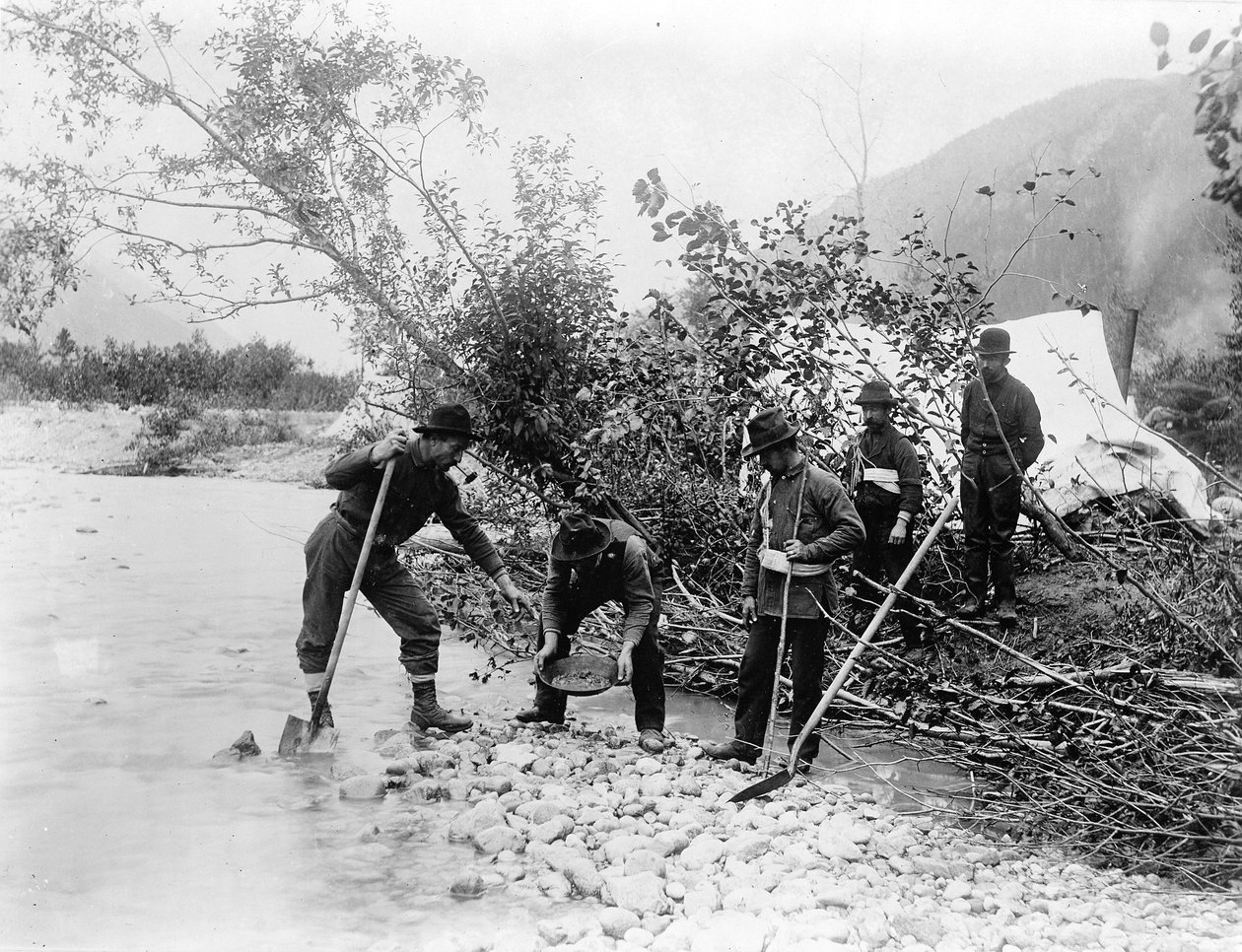 Seeking a Fortune, Klondike Region, 1897 by Frank La Roche