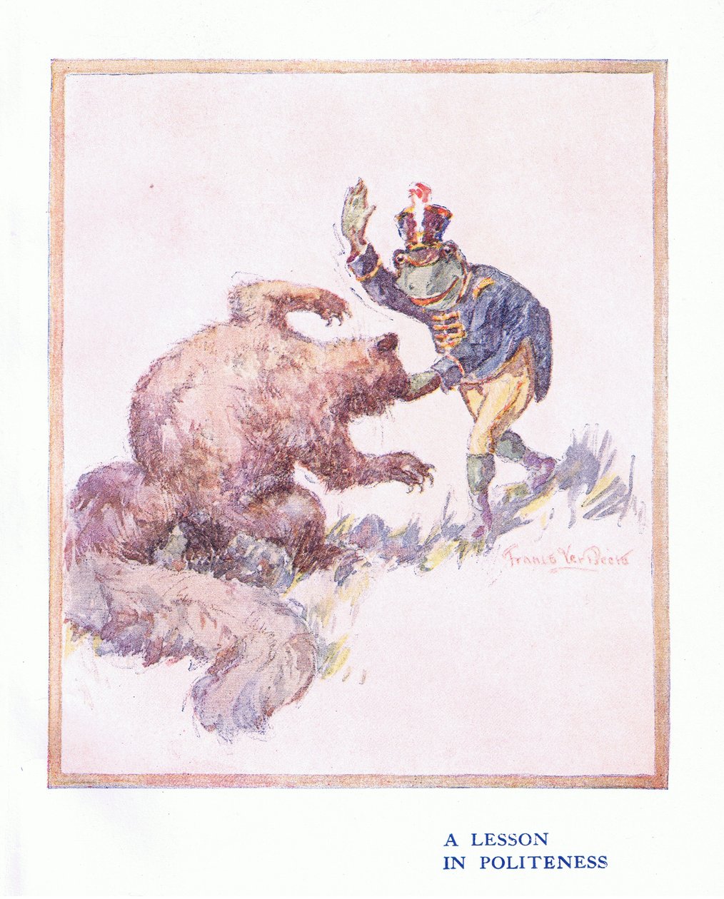 A lesson in politeness by Frank Ver Beck