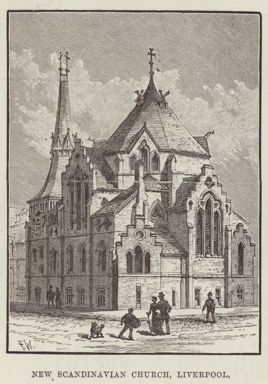 New Scandinavian Church, Liverpool by Frank Watkins