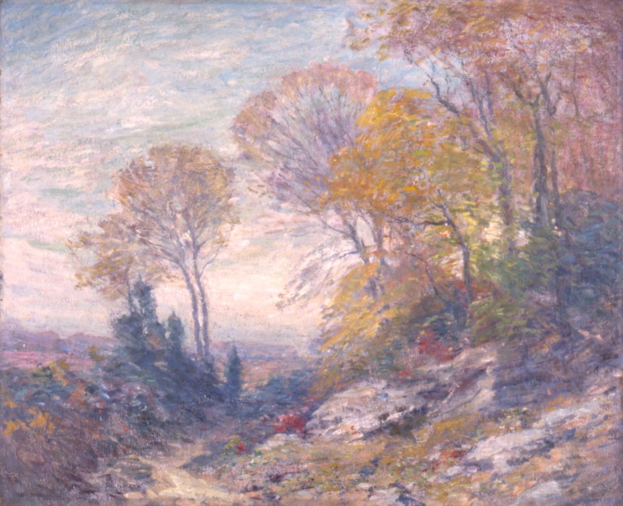 October Morning by Frank A. Bicknell