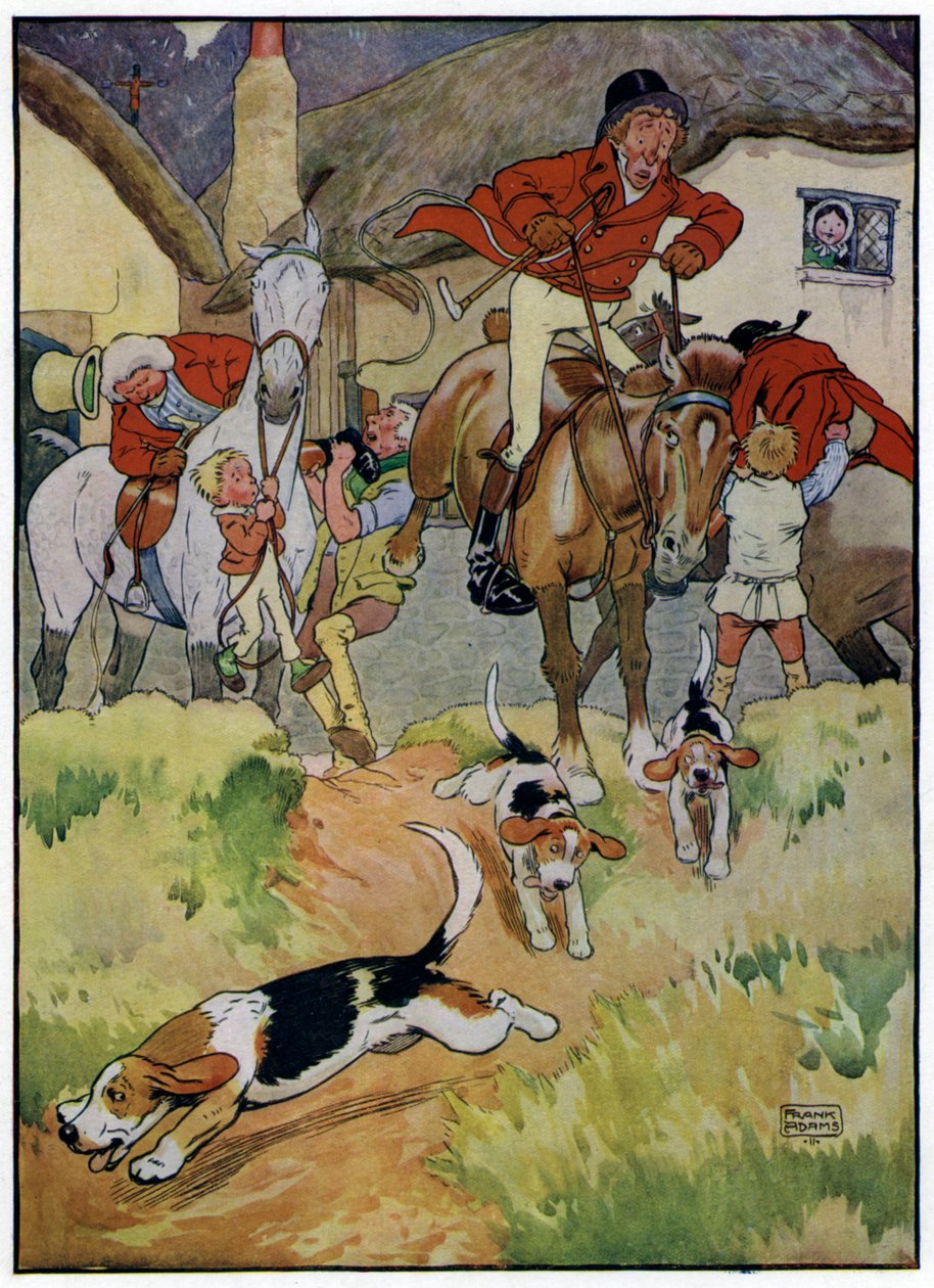 Three Jolly Huntsmen by Frank Adams