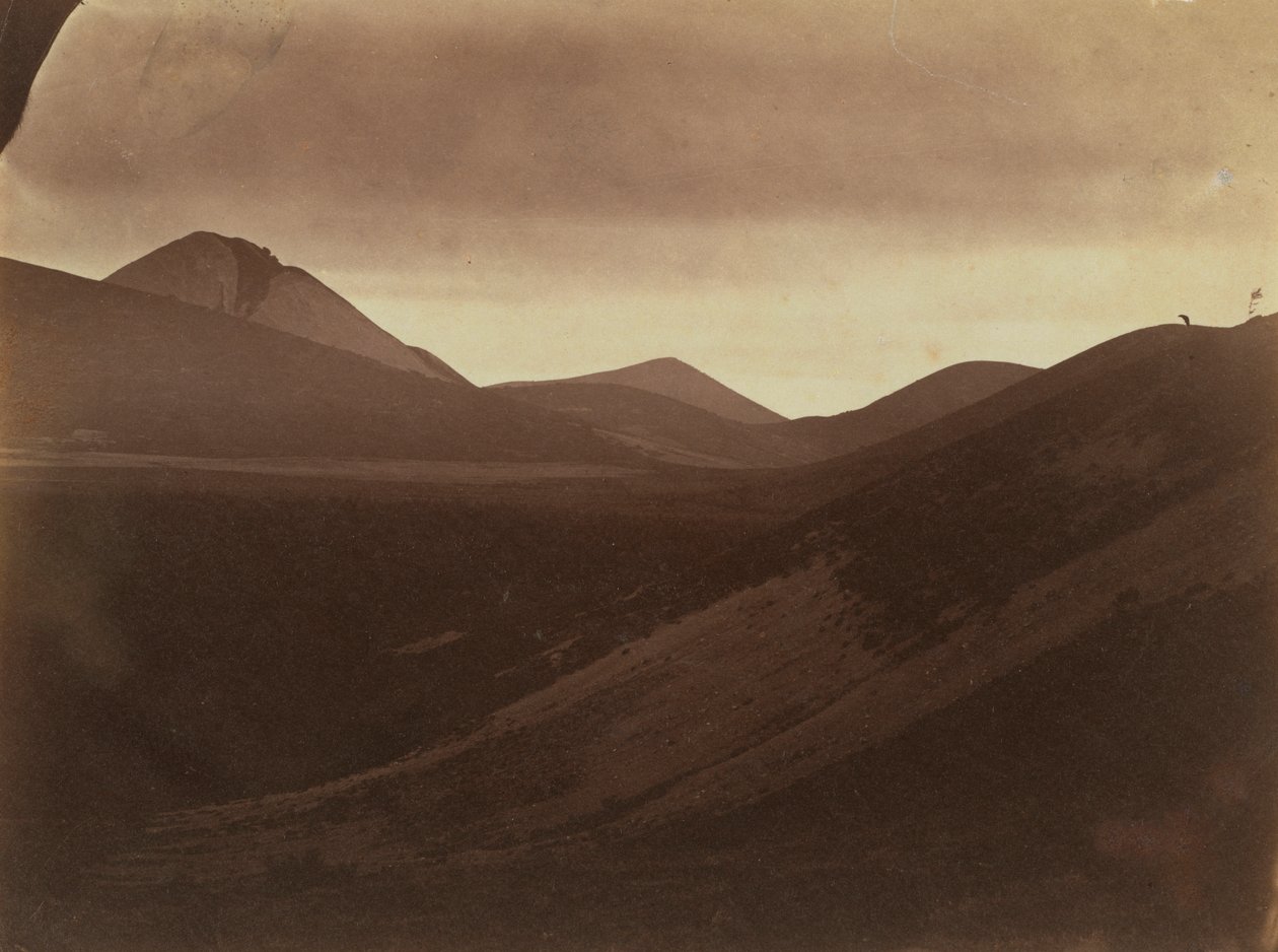 Dark Landscape with Hills by Frank Chauvassaignes