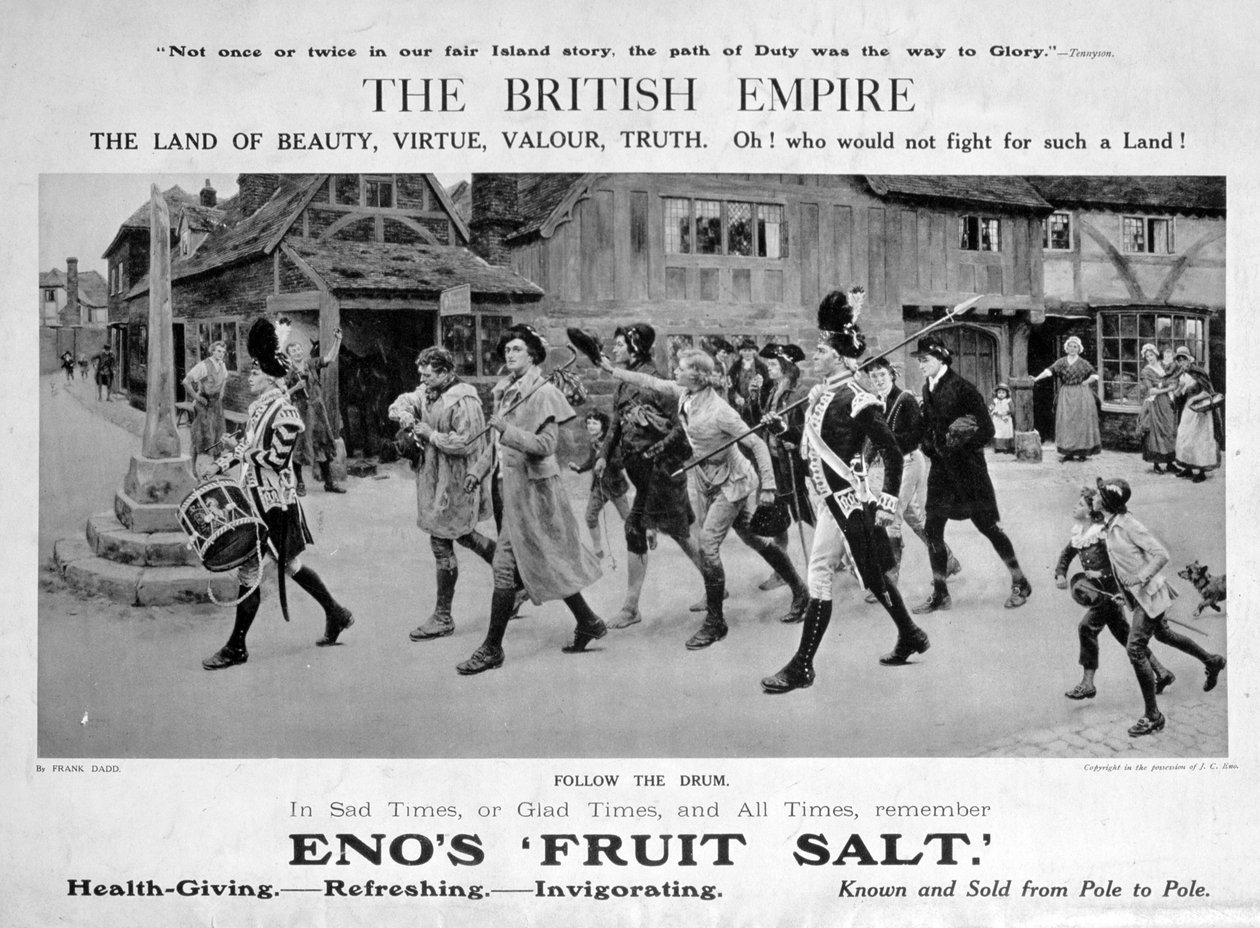 Enos Fruit Salt Advertisement by Frank Dadd