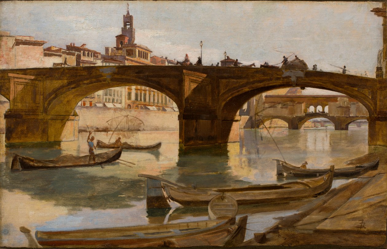 The Bridges: Florence by Frank Duveneck