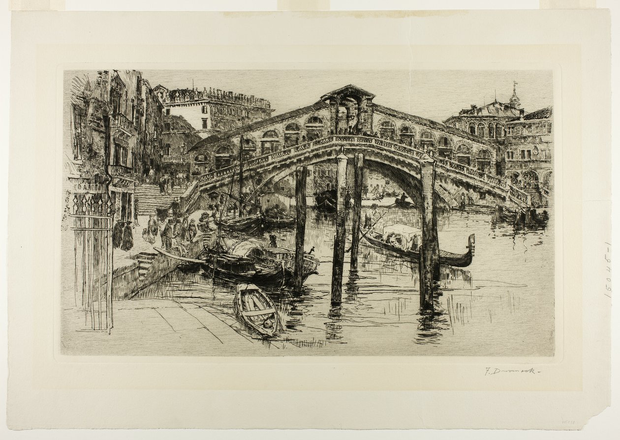 The Rialto, Venice by Frank Duveneck