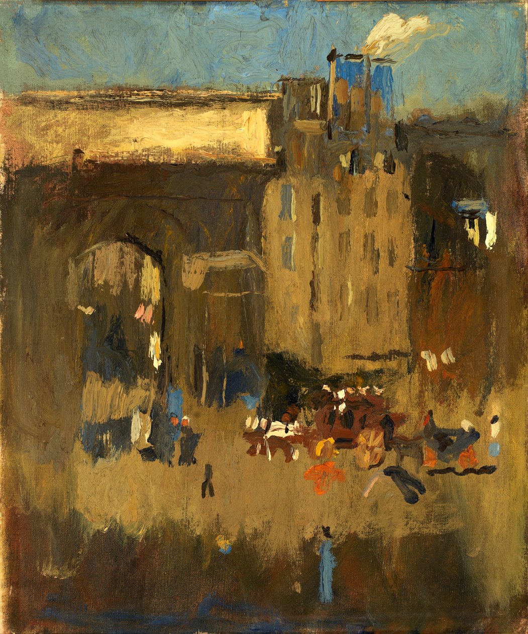 Porte St. Martin and Funeral by Frank Edwin Scott