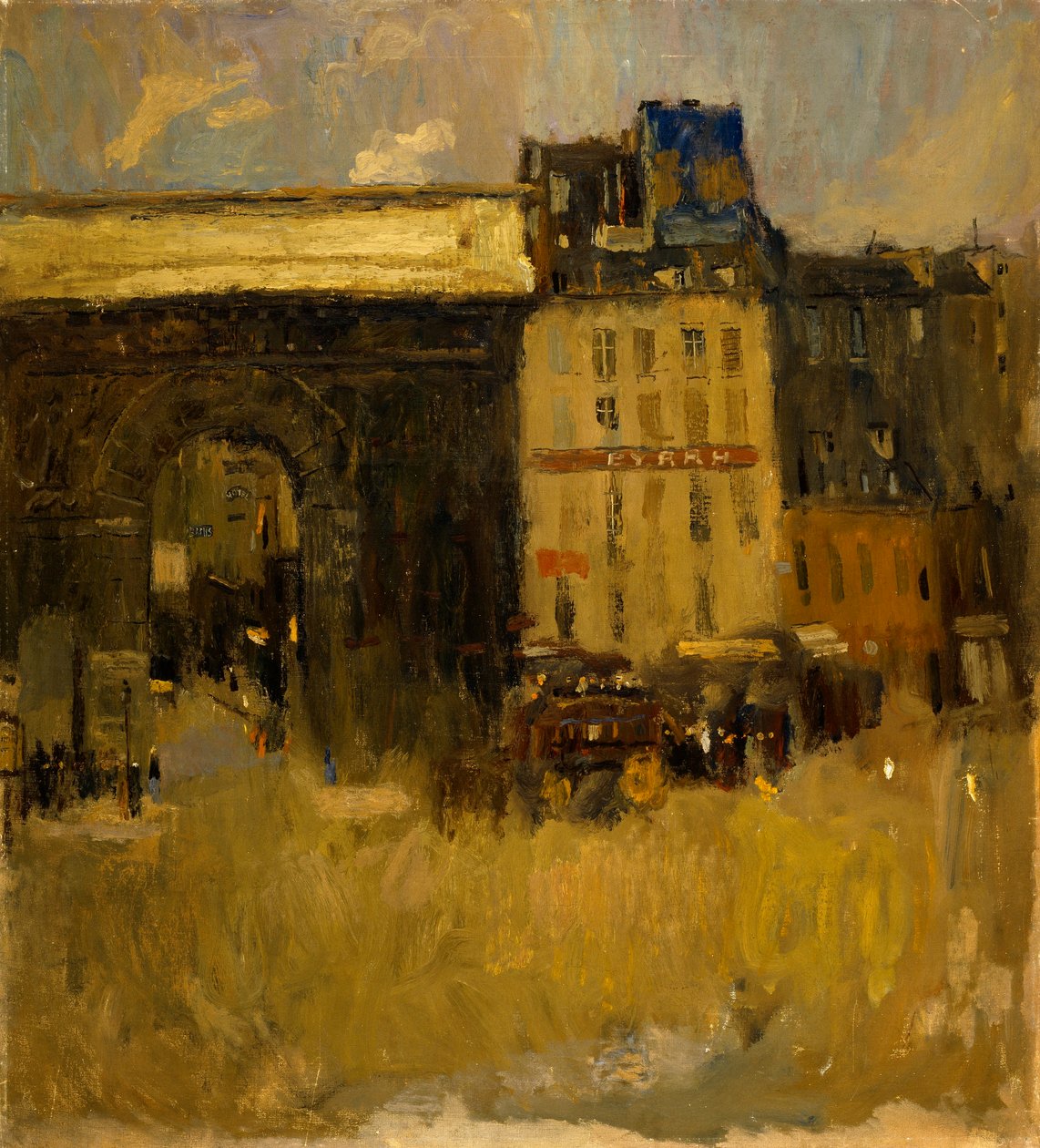 Old Houses (Paris) by Frank Edwin Scott