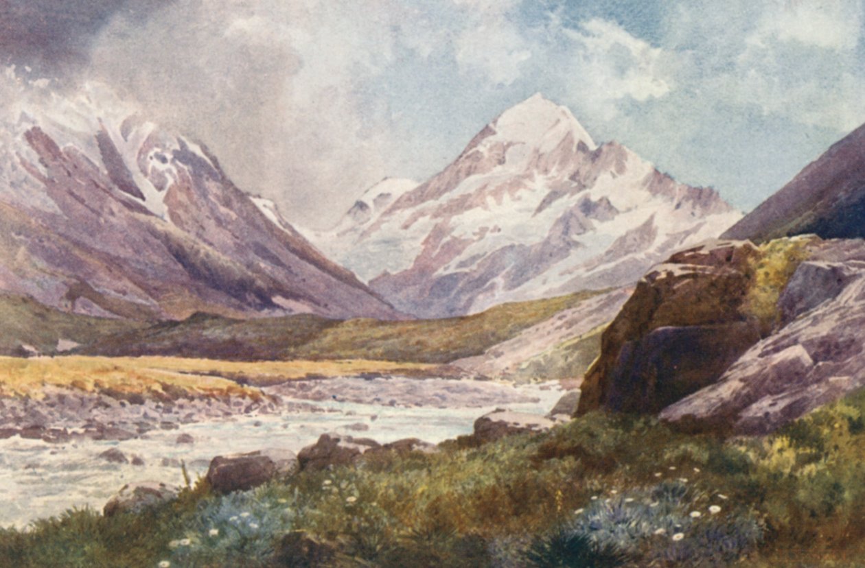 Mount Cook by Frank H Wright