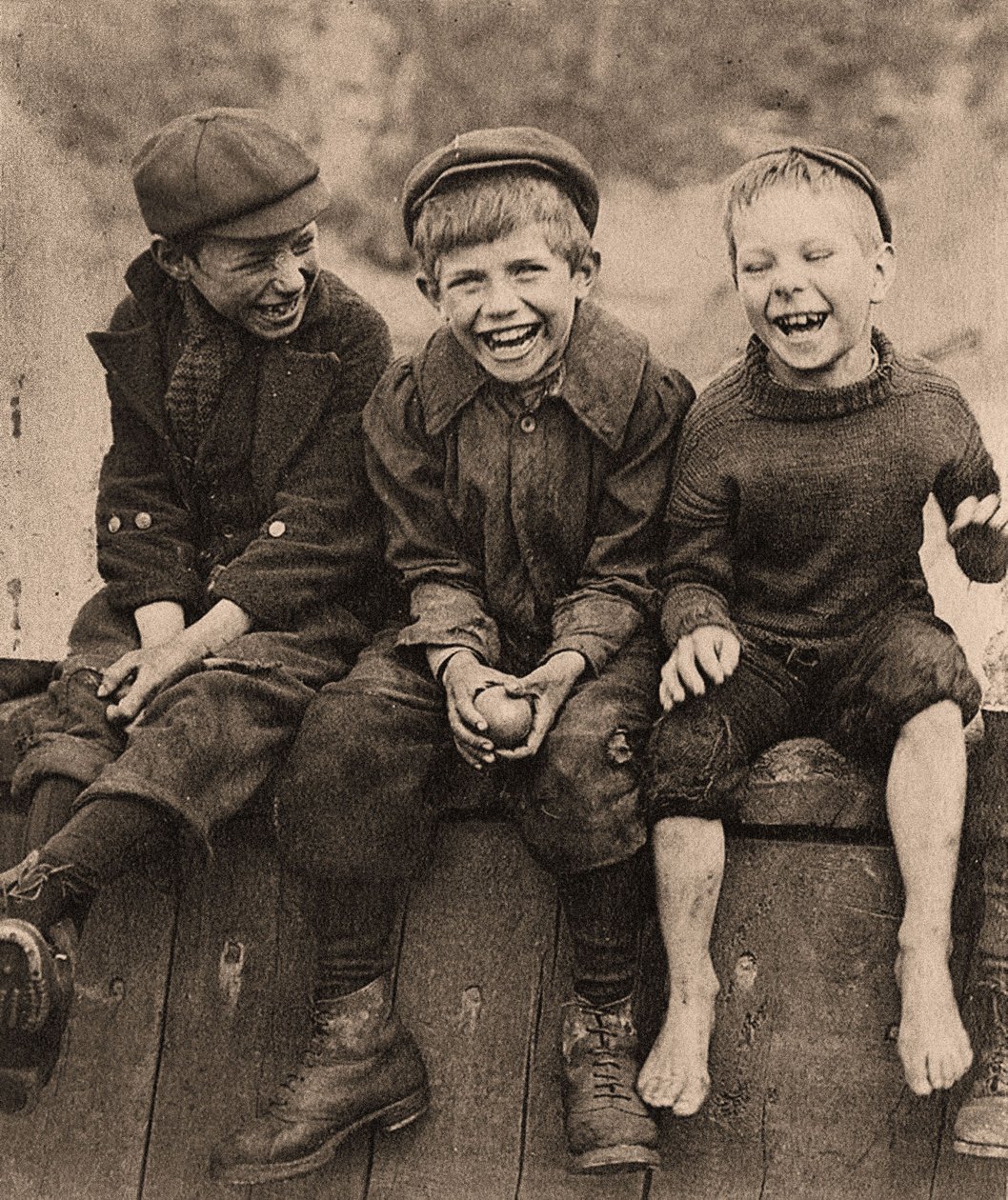 Three Happy Boys, 1889 by Frank Meadow Sutcliffe