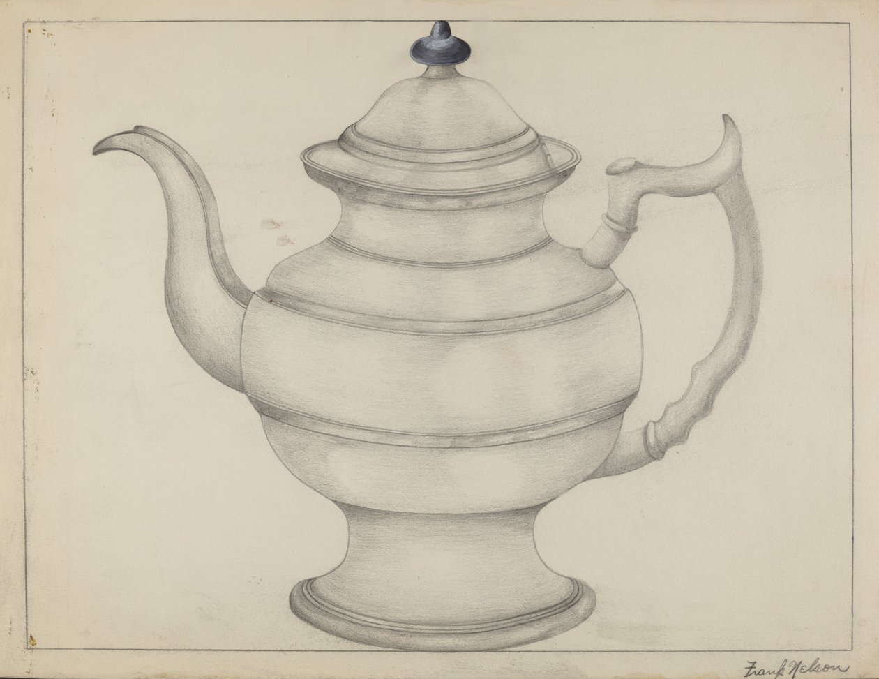Pewter Teapot by Frank Nelson
